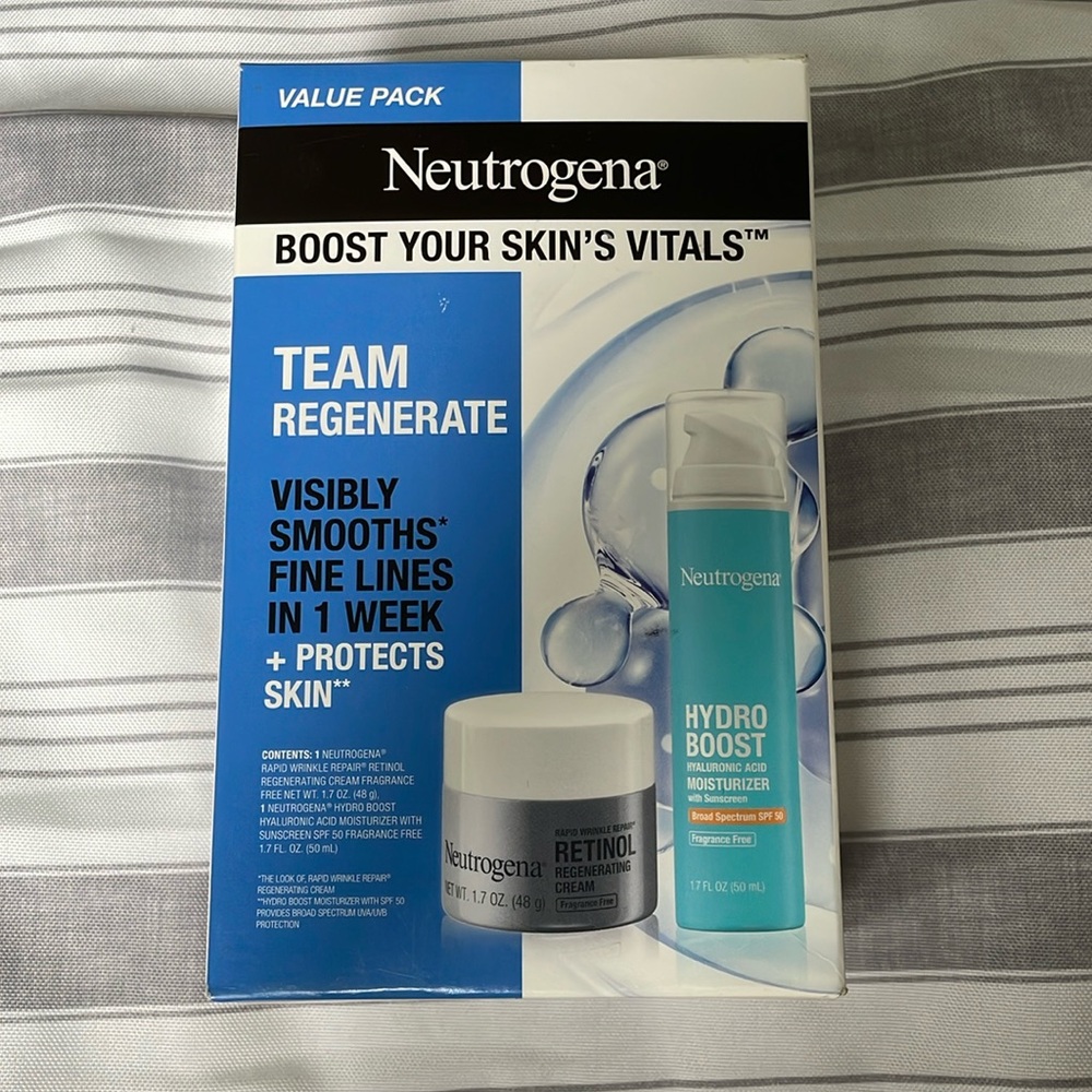 Neutrogena  rapid wrinkle repair & hydro boost moisturizer with sunscreen